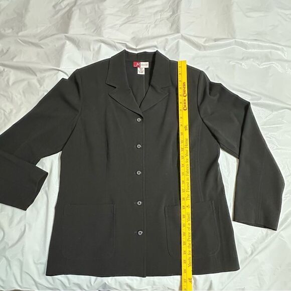 Vintage JM Collection Classic Black Women's Lightweight Jacket Blazer Size 10 - Picture 7 of 10